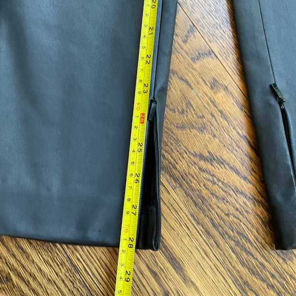 Fendi straight leg Black & Blue leather pants - Picture 7 of 9